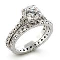Klassisk Bryllupsring, 1.35 karat diamant