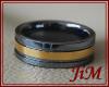 Herrering 18 karat guld & Tungsten