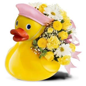 Ducky Delight Bouquet in Pink