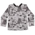 grå t-shirt med nullermænd - MIO my MIO