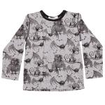 grå t-shirt med nullermænd - MIO my MIO