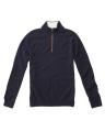 Mens Wool Cashmere Half-zip Sweater