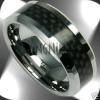 Herrering Tungsten m. sort carbon