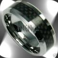 Herrering Tungsten m. sort carbon