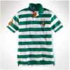 Short Sleeve All Over Striped Polo