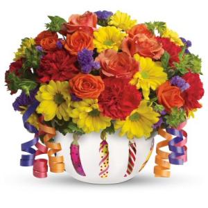 Teleflora Brilliant Birthday Blooms Bouquet