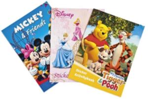 Malebog med stickers Walt Disney