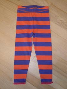 bredstribet legging - Cupcake
