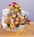 Get well soon wish with teddy bear