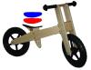 Løbecykel Balancecykel træ gummihåndtag