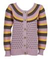 mønstret strik cardigan - KOIN