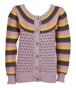 mønstret strik cardigan - KOIN