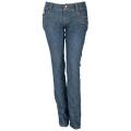 Denim straight leg jeans