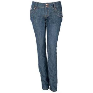 Denim straight leg jeans